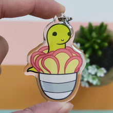 Load image into Gallery viewer, Botanical Dinosaur Keychains