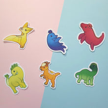 Load image into Gallery viewer, Fantastical Dinosaurs Stickers (30 Days of Dinosaur Stickers)