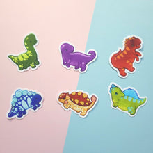 Load image into Gallery viewer, Fantastical Dinosaurs Stickers (30 Days of Dinosaur Stickers)