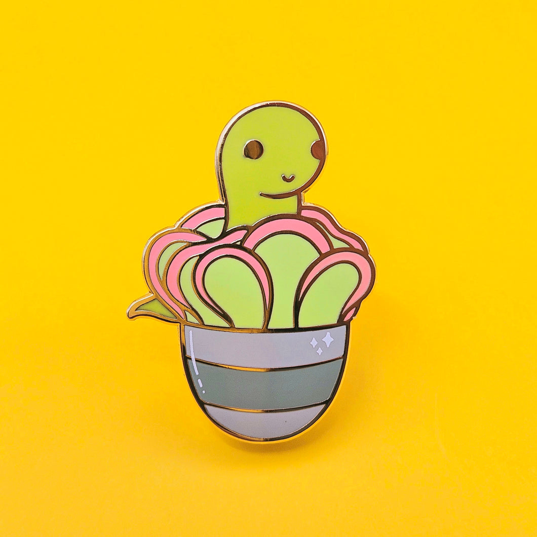 Brontosaurus Botanical Dinosaur Pin