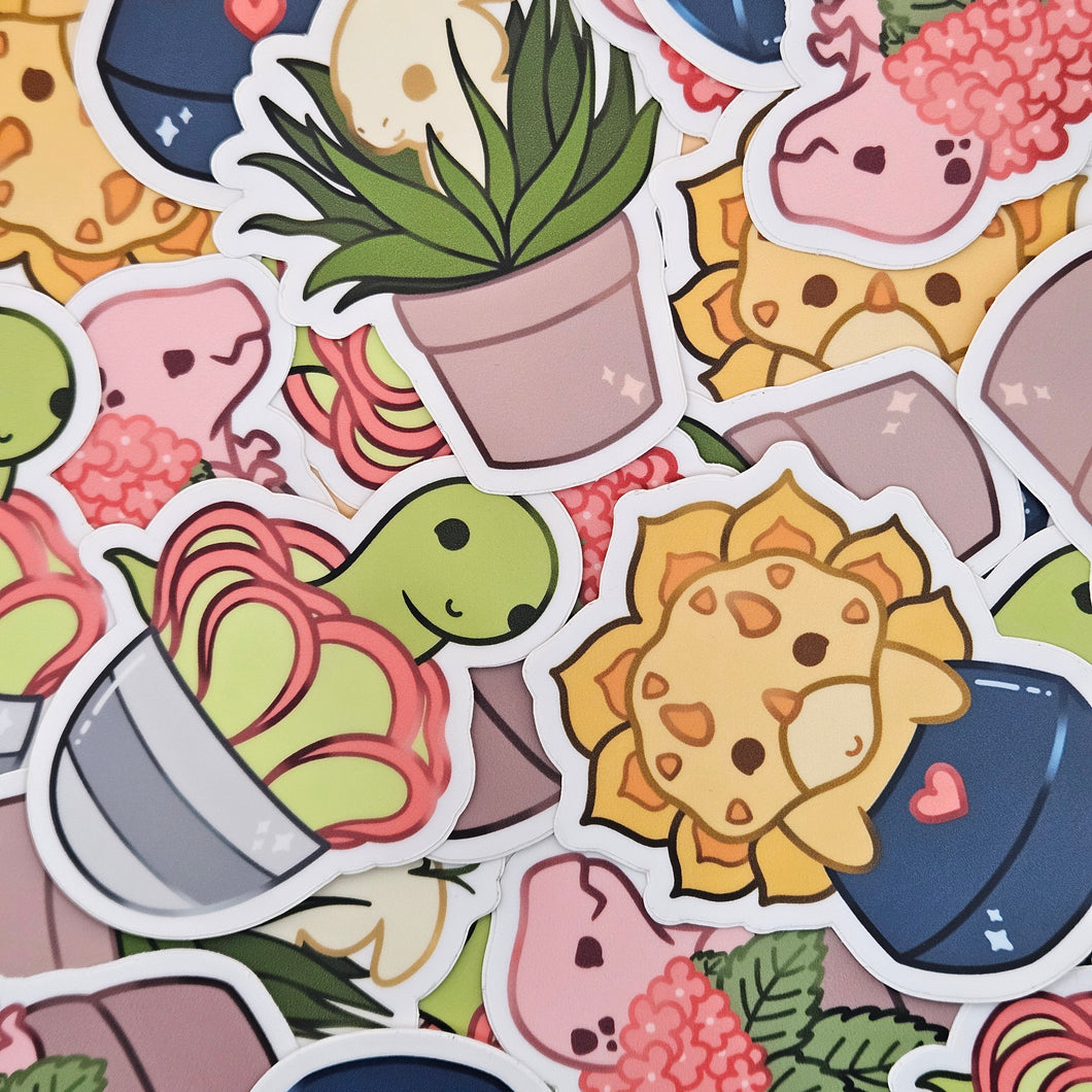 Botanical Dinosaur Stickers