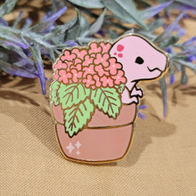 Load image into Gallery viewer, T-Rex Botanical Dinosaur Pin
