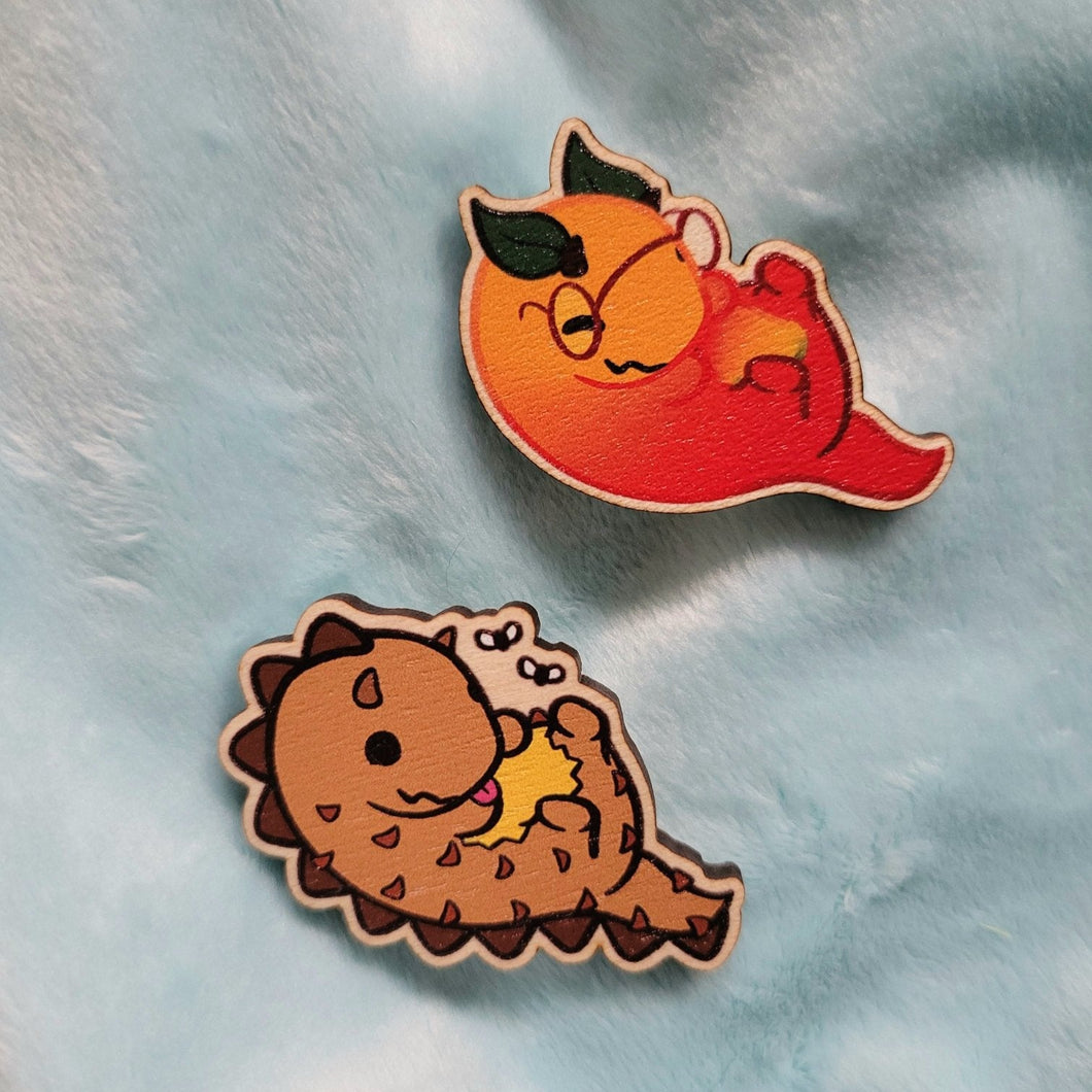 Fruit Dinos Wooden Pins